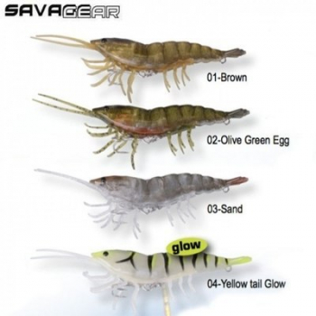 Savage Gear 3D Hybrid Shrimp 10cm 16,5g S Olive Green Egg